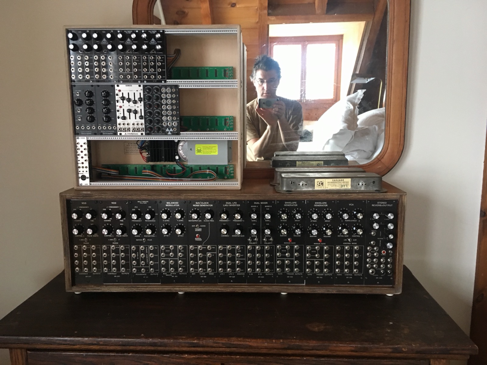 Finished Aries System 300 next to another modular case